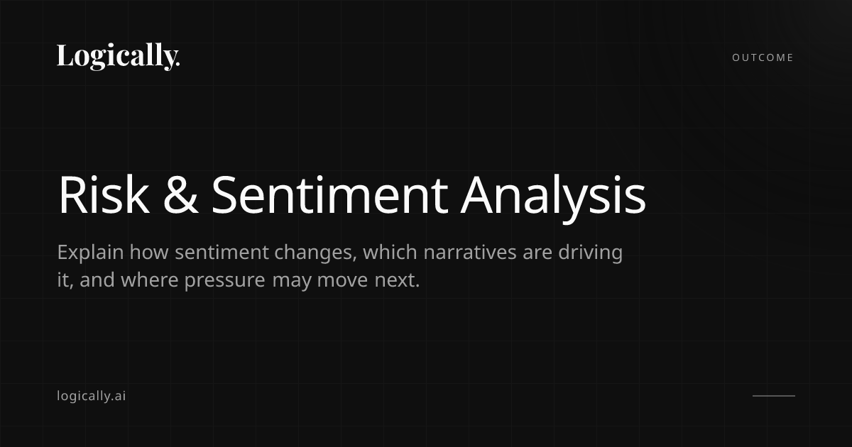 Risk & Sentiment Analysis - Logically | Logically